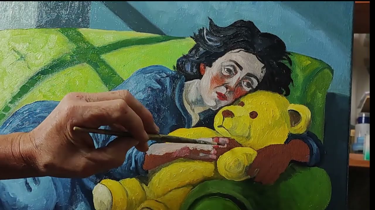 Melankoli : olio su tela 80 x 60