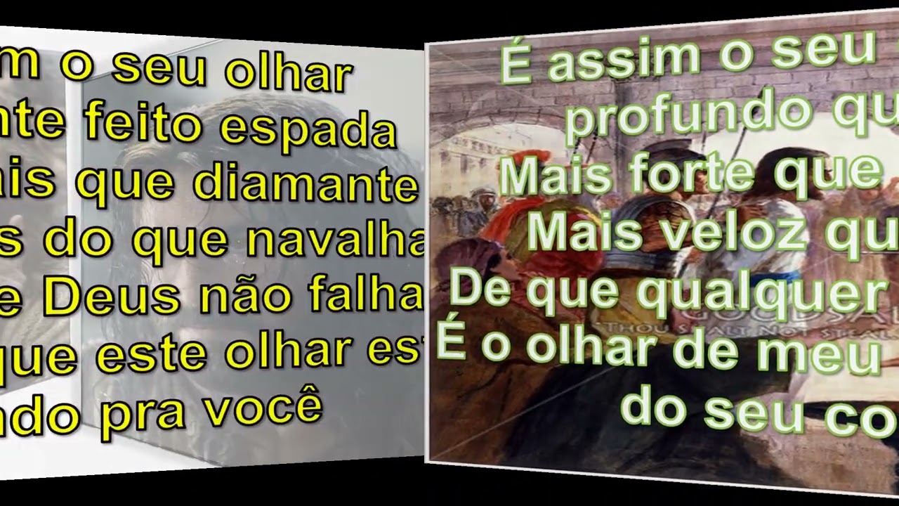 O Olhar de Jesus - Gerson Rufino - Playback Legendado