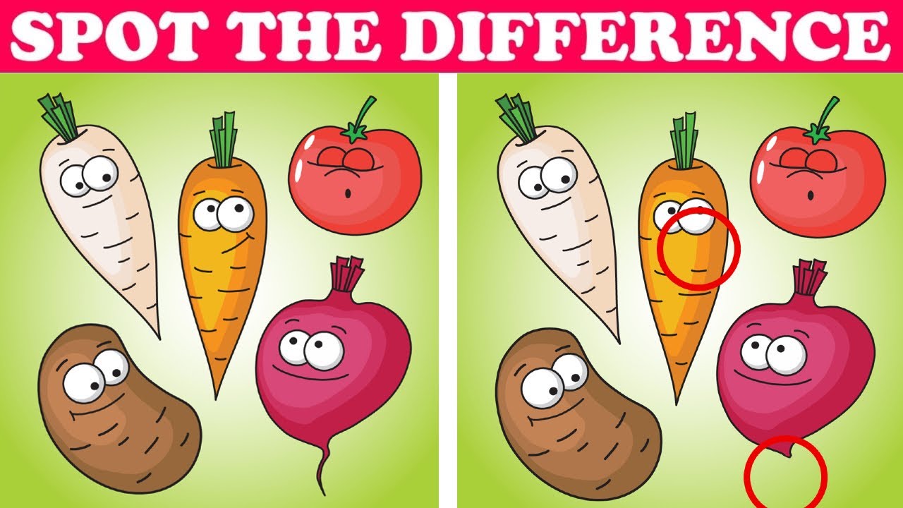 Spot the Difference: Food