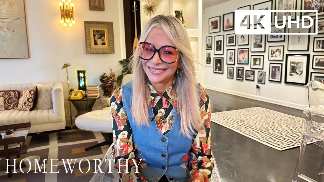 HOUSE TOUR | A Collected & Glamorous Home Filled with Hollywood Icons & LA History | 4K