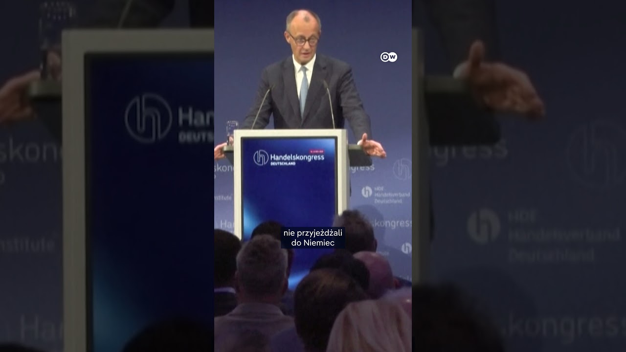Kanclerz Merz: Młodzi Ukraińcy, zostańcie w domu!