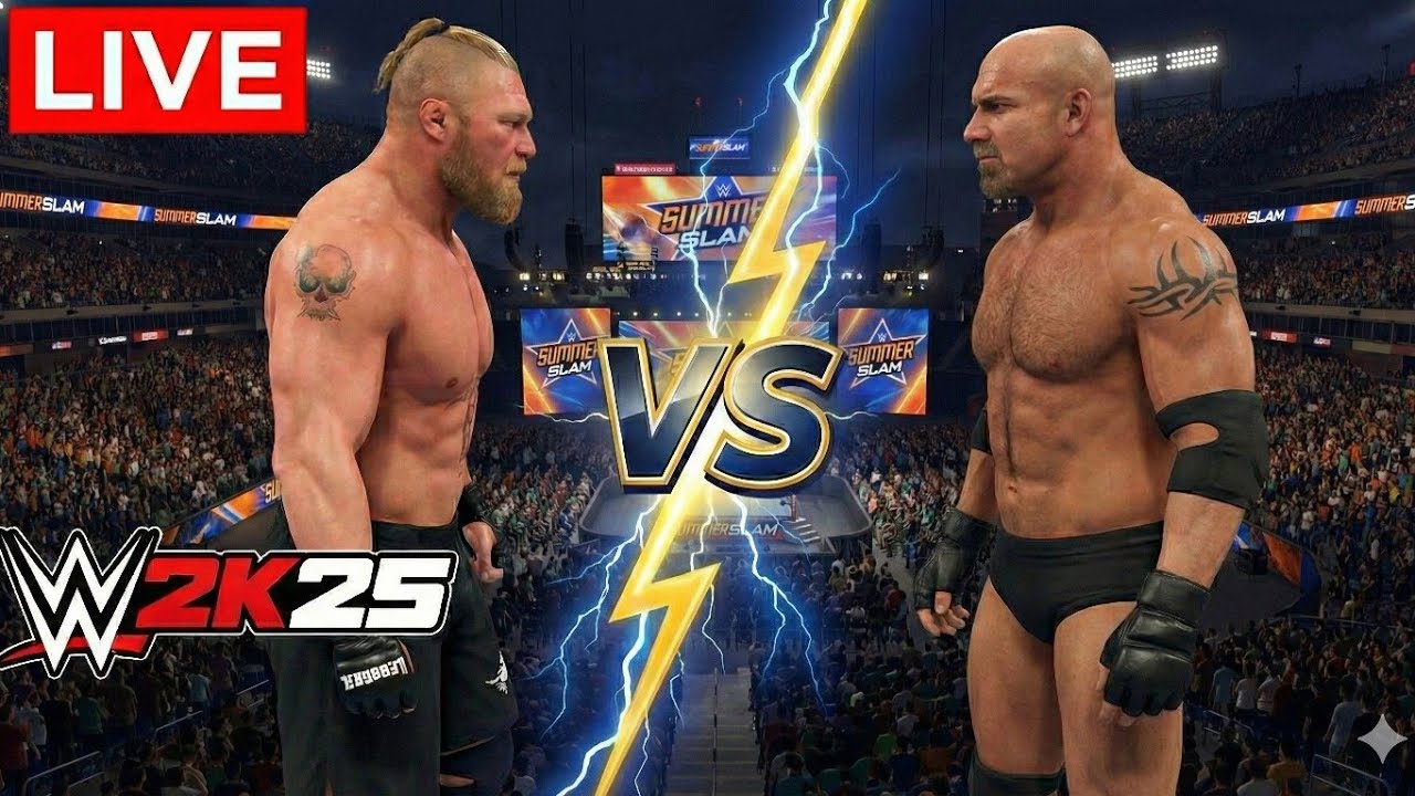 GOLDBERG VS BROCK | ​LIVE : Play WWE2K25 LIVE: Aaj Hoga Asli Muqabla! 🥊