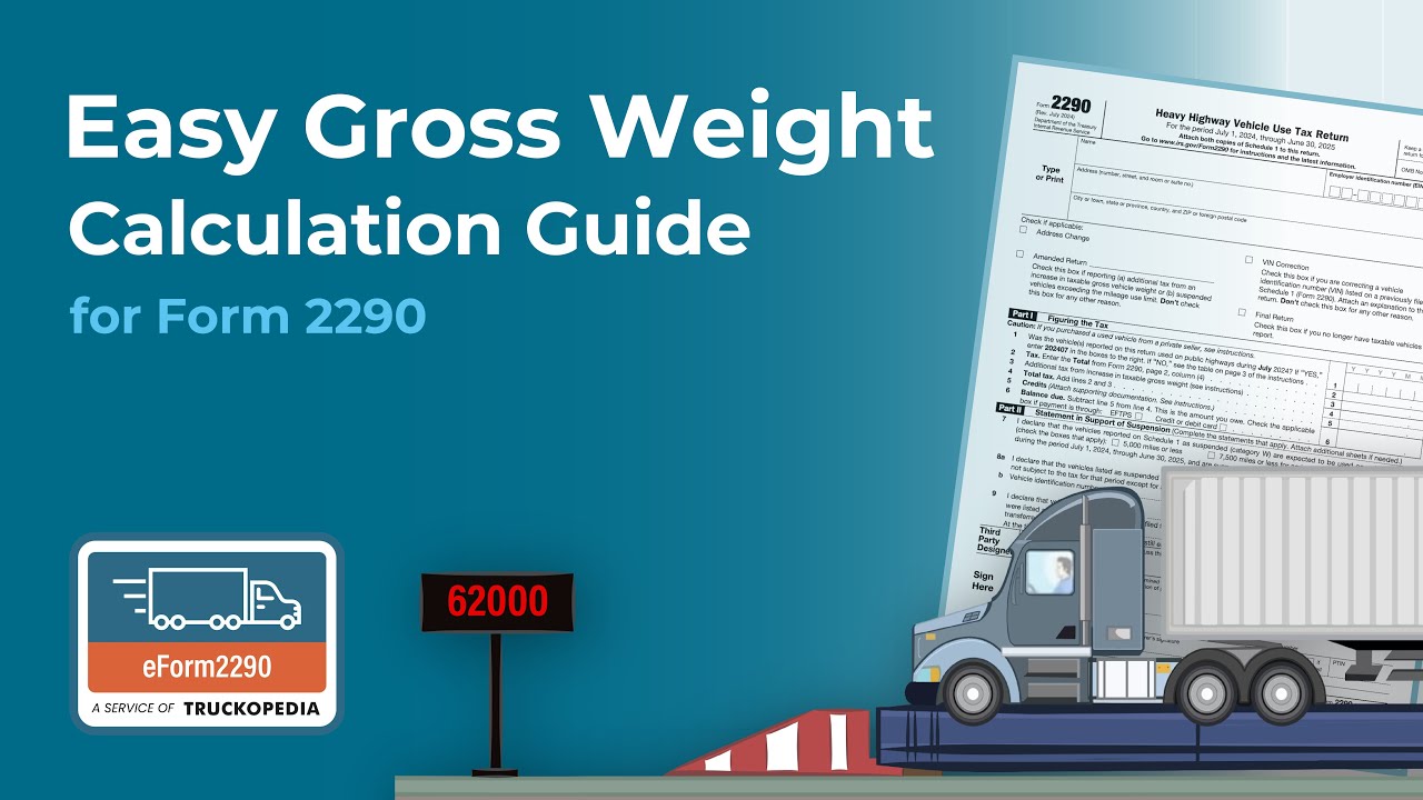 How to Calculate the Taxable Gross Weight of Your Truck
