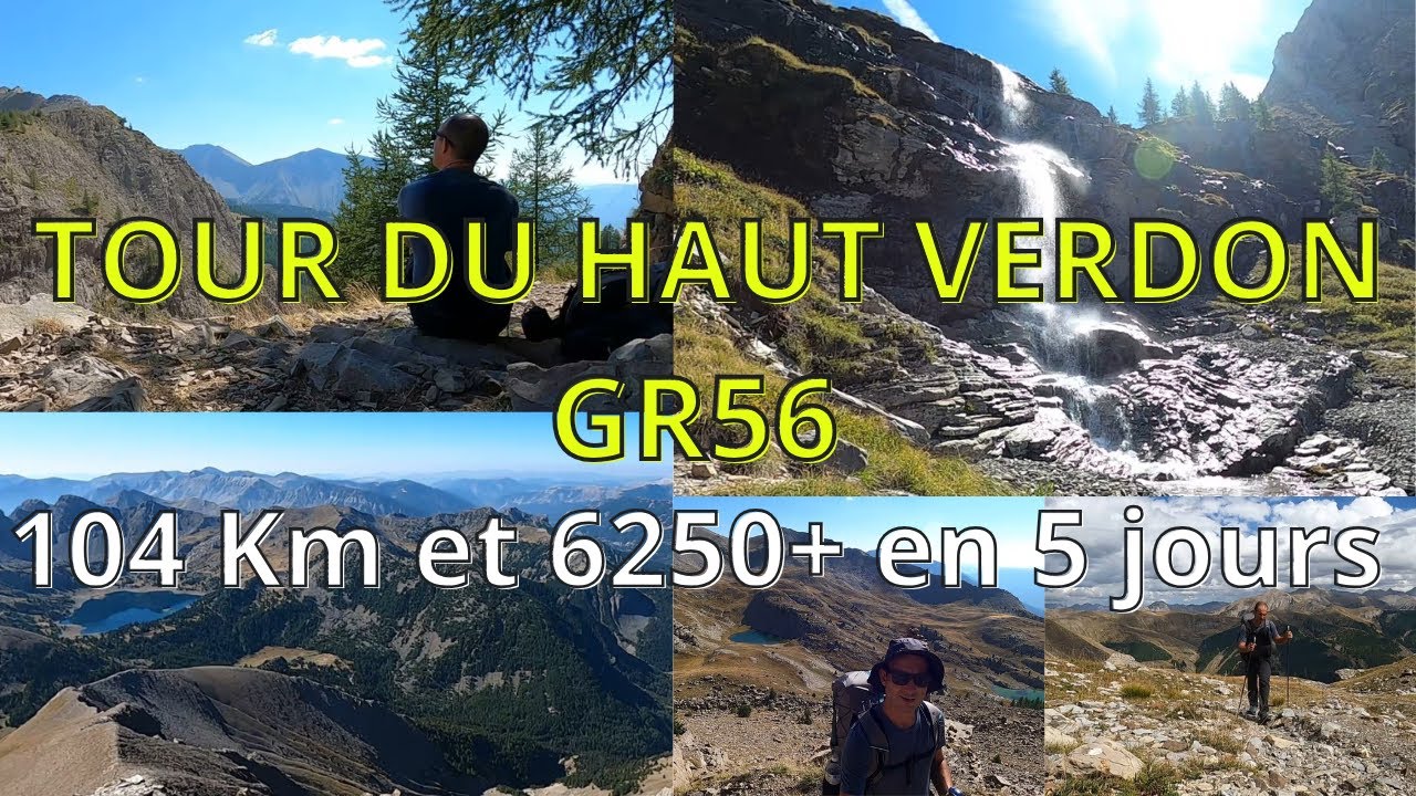 GR56 – Mon premier trek solo de 104 km et 6250D+ dans le Haut-Verdon 🏔️
