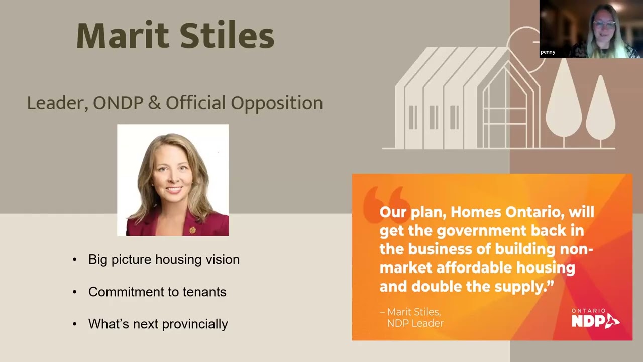 Jan. 28th 2026 Housing Town Hall on Bill 60
