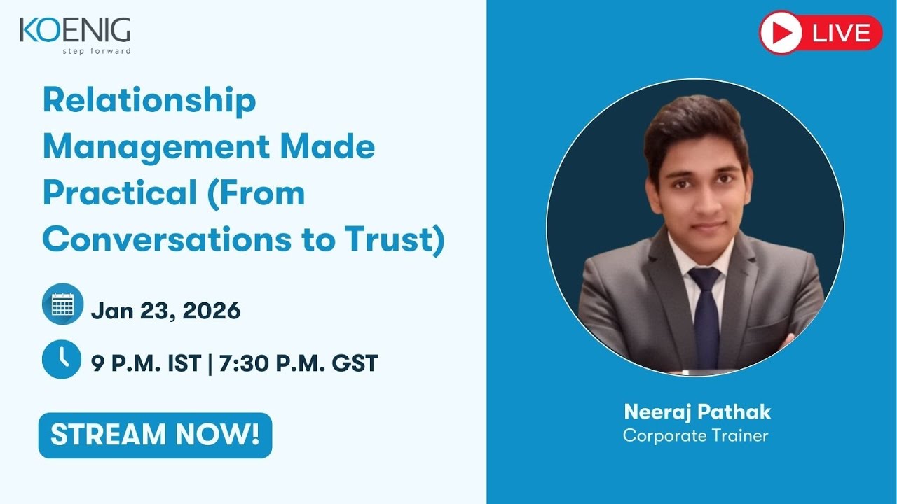 Relationship Management Made Practical (From Conversations to Trust)