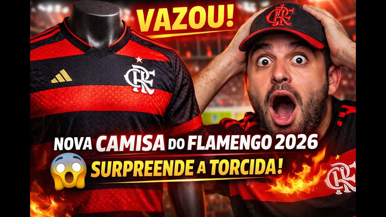 🔴NOVA CAMISA DO FLAMENGO 2026: A MAIS BONITA DOS ÚLTIMOS ANOS?⚫