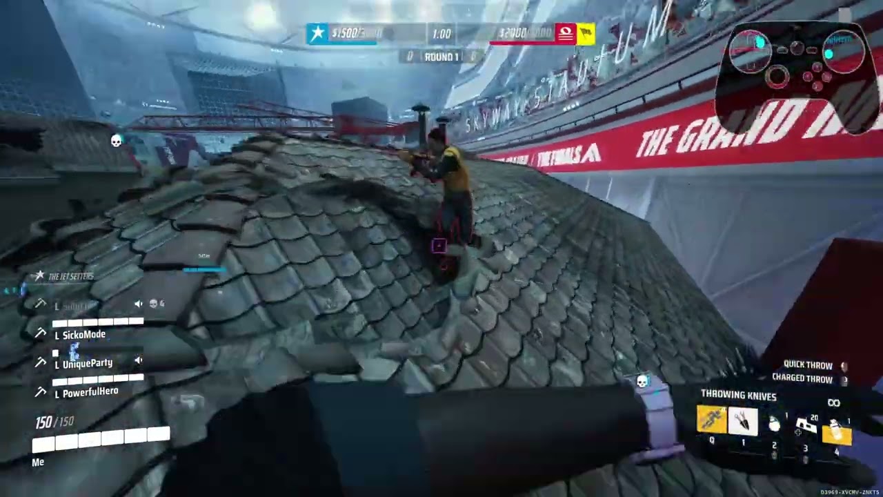 The Finals TDM Throwing Knives with Steam Controller (2015) touchpads and gyro (no aim assist)