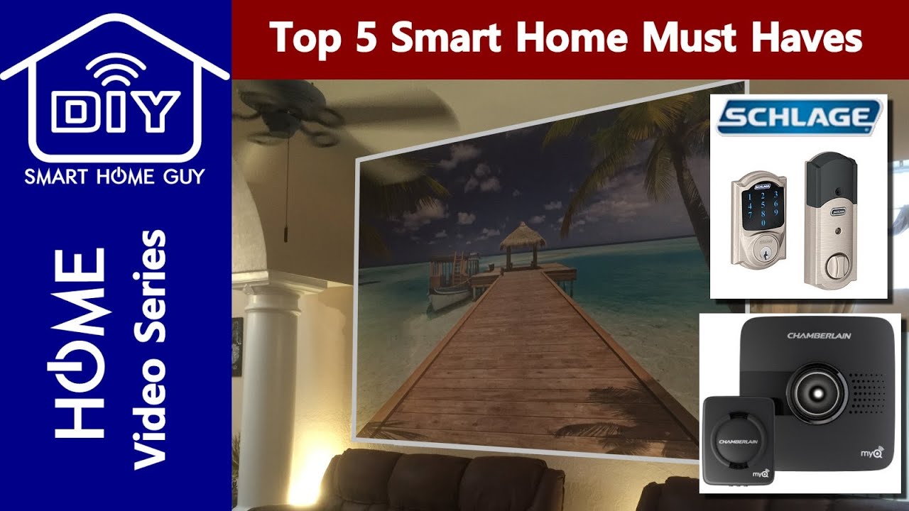 Top 5 Smart Home MUST Have Gadgets - Your DIY Home of the Future through Automation