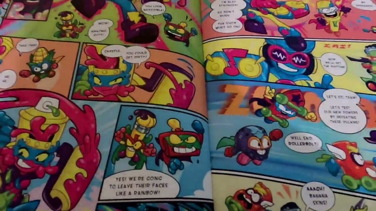 Superthings Neon Power Comic Guide BOXINGUN