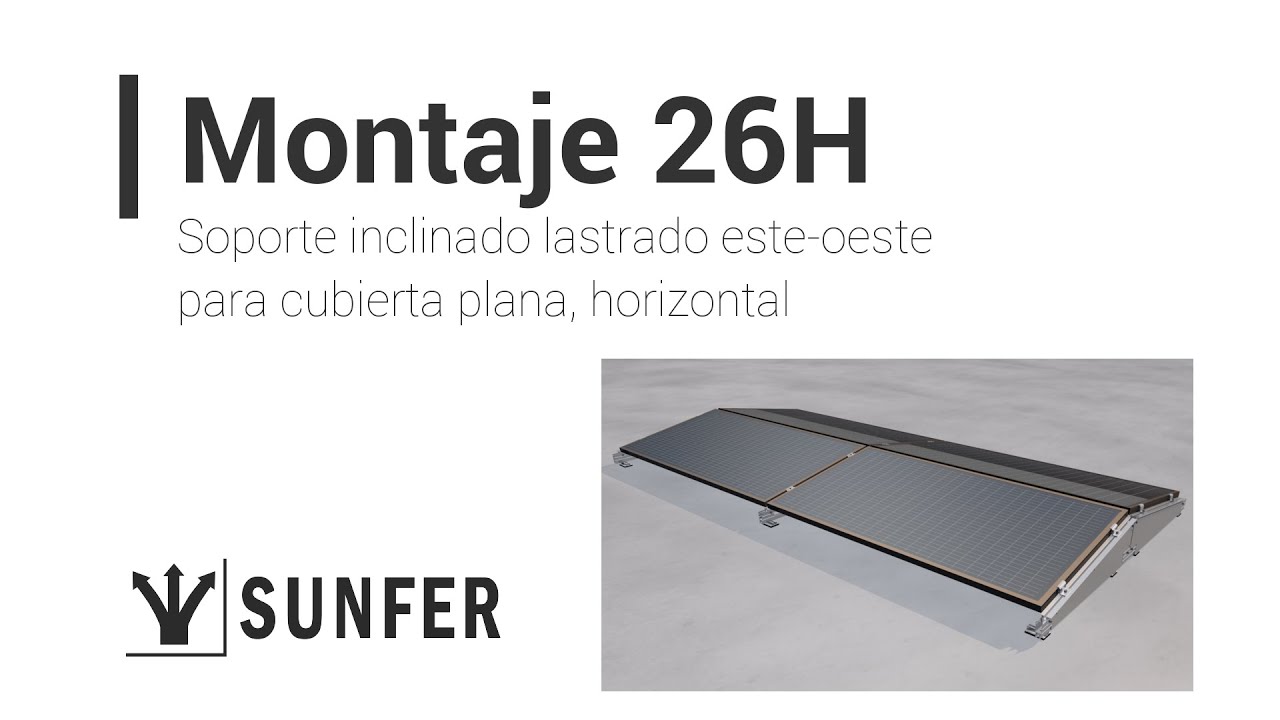 Sunfer Video montaje 26H
