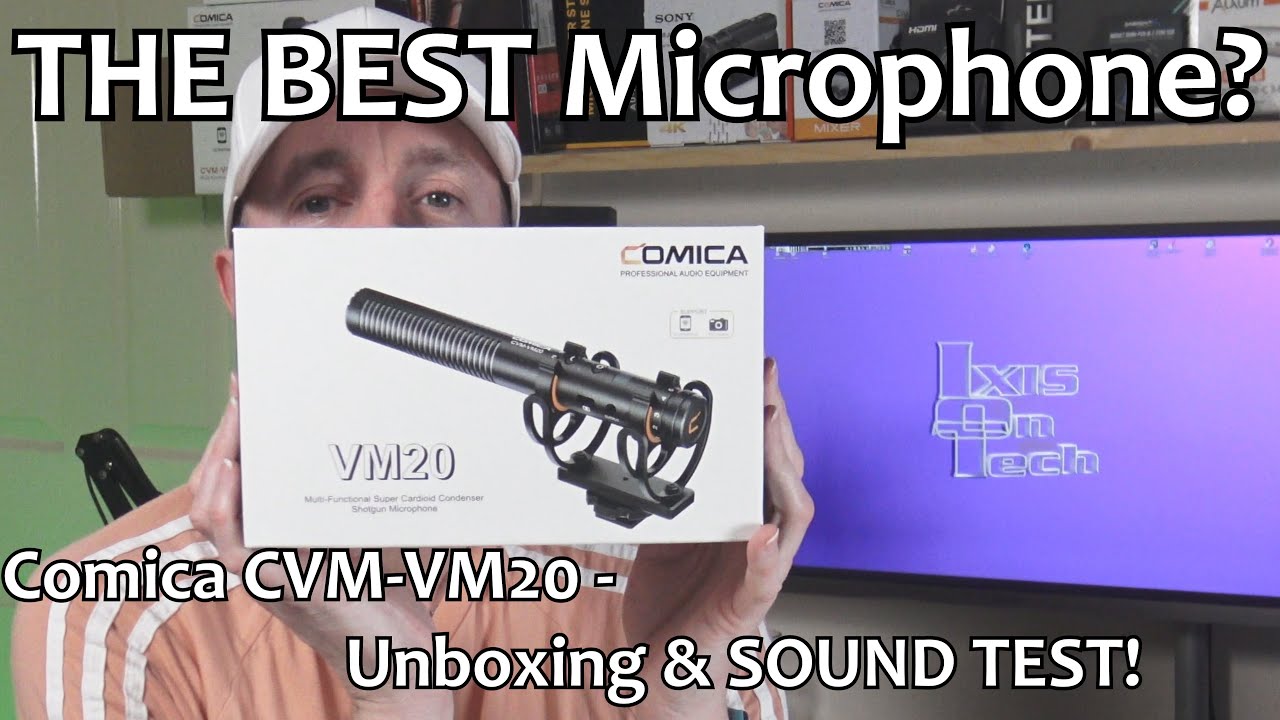 The BEST Microphone EVER? 🎤 Comica CVM VM20 - Unboxing & Sound Test