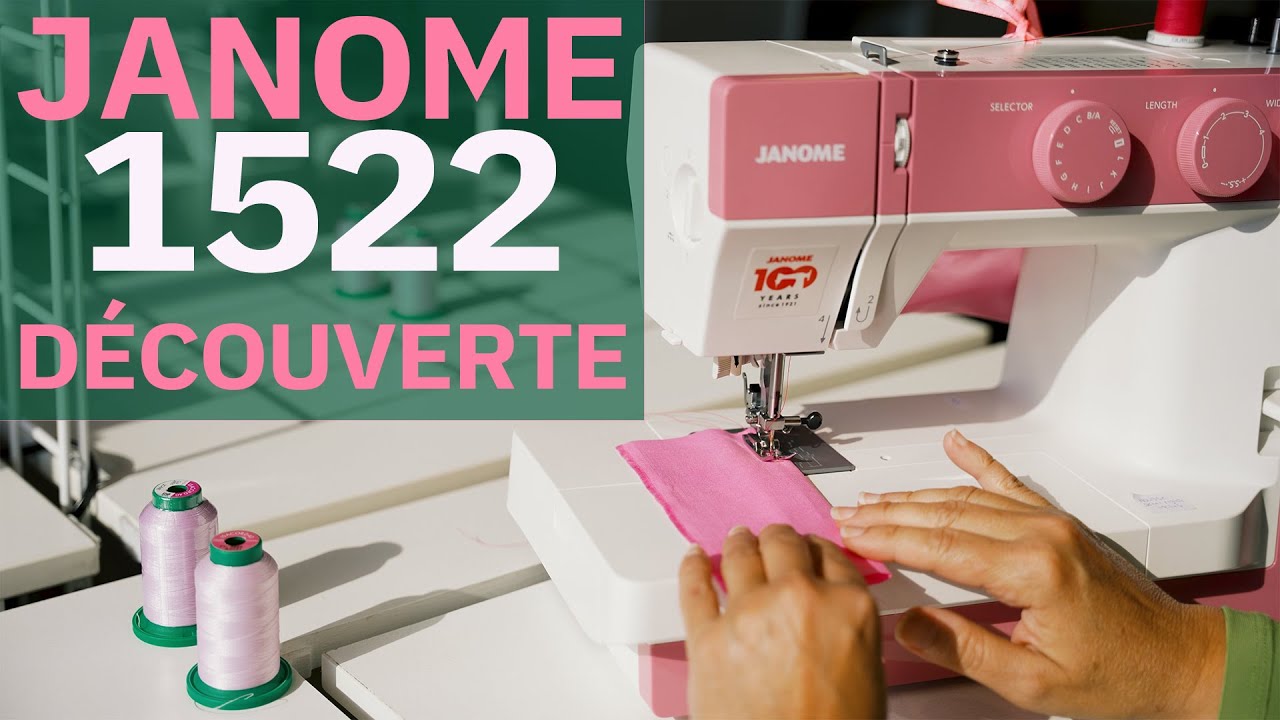 Découvrez la Janome 1522 ⚡- L'Alliance Parfaite de Style et de Performance