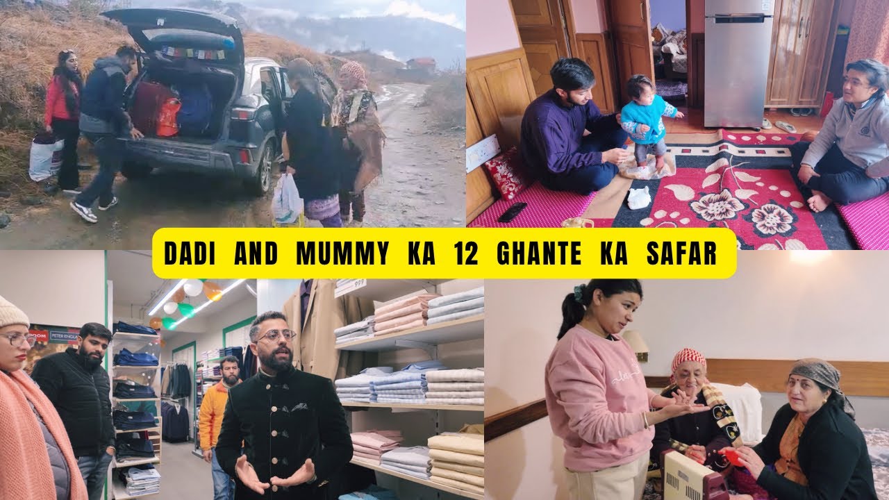 Dadi And Mummy Aagaye Village Se // Mausam Kharab Hone Ke Karan Shimla Paunchna Hua Mushkil 