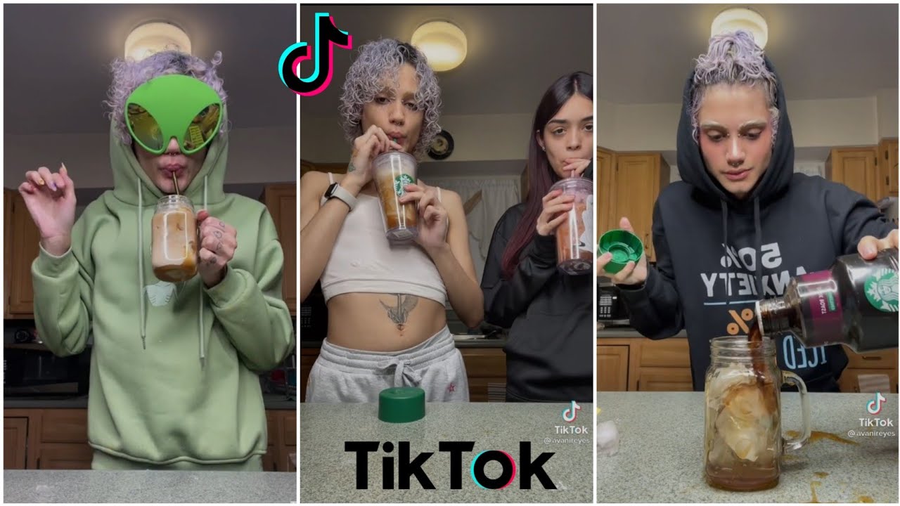 TİKTOK İCE COFFEE COMPİLATİONS - AVANİ REYES MAKİNG İCE COFFEE VİDEOS #3