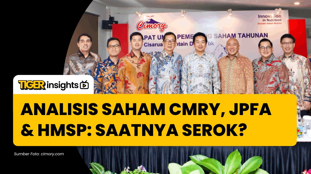 IHSG Rebound di Atas MA200! Analisis Saham CMRY, JPFA & HMSP: Saatnya Beli?