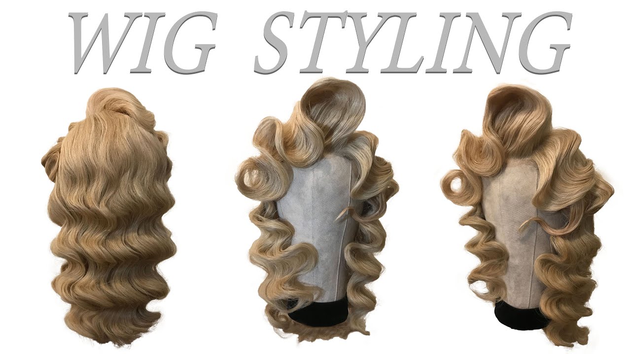 Wig Styling Tutorial. Big Hair. Classic Waves. Wig