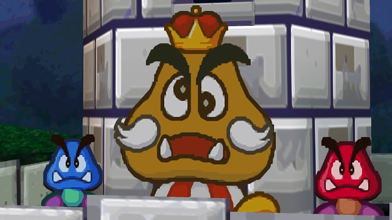 Paper Mario - Walkthrough Part 2 - Goomba King Boss Battle