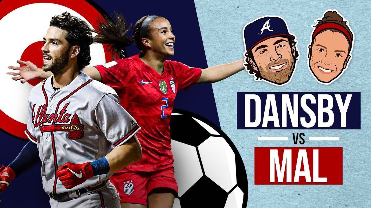 Power Couple Mallory Pugh & Dansby Swanson See Who's the Better Athlete! USWNT, MLB stars face off