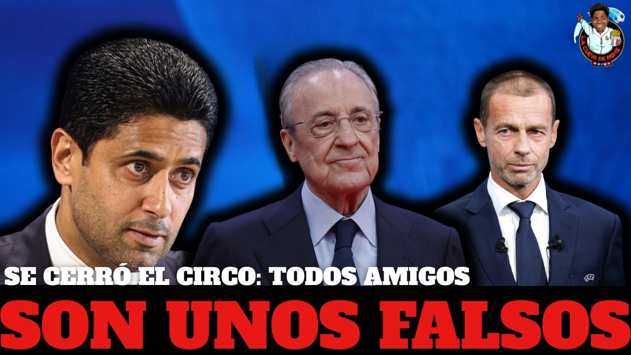 🤡FLORENTINO FRACASA, EL MADRIDISMO se lo M*M* y ČEFERIN Y AL-KHELAIFI SE BURLAN: 