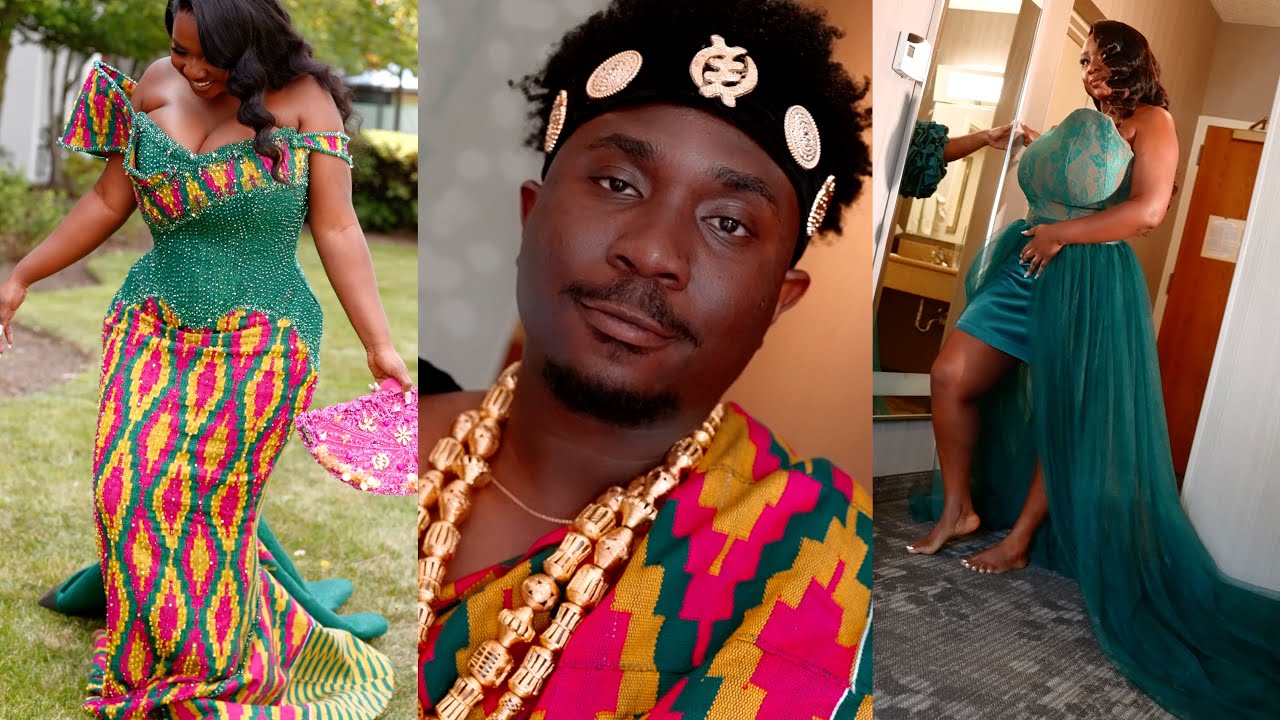 A GHANAIAN TRADITIONAL MARRIAGE - KOFI + TIWAA  #SCOBOSHOTIT