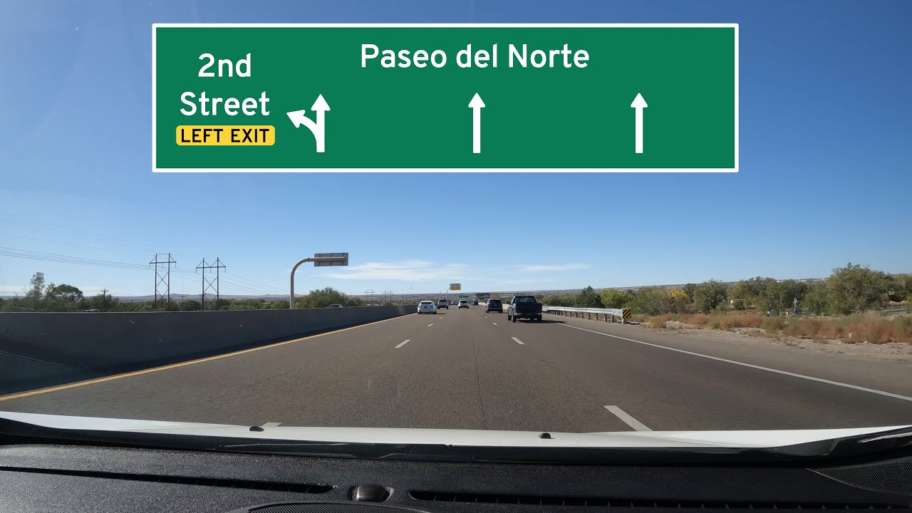 Paseo del Norte Freeway (NM-423) in Albuquerque, NM [5K]