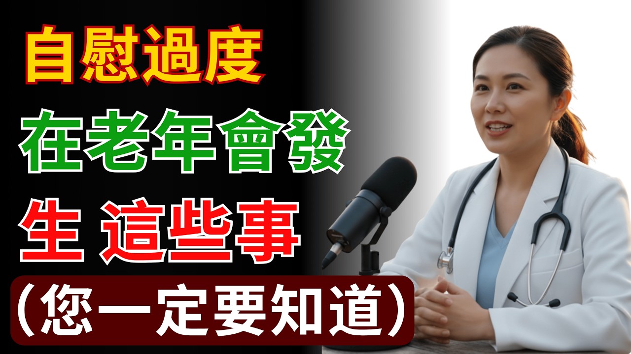 泌尿科醫師：老年人自慰過度，這些事會發生在您身上｜60歲以上男性必看