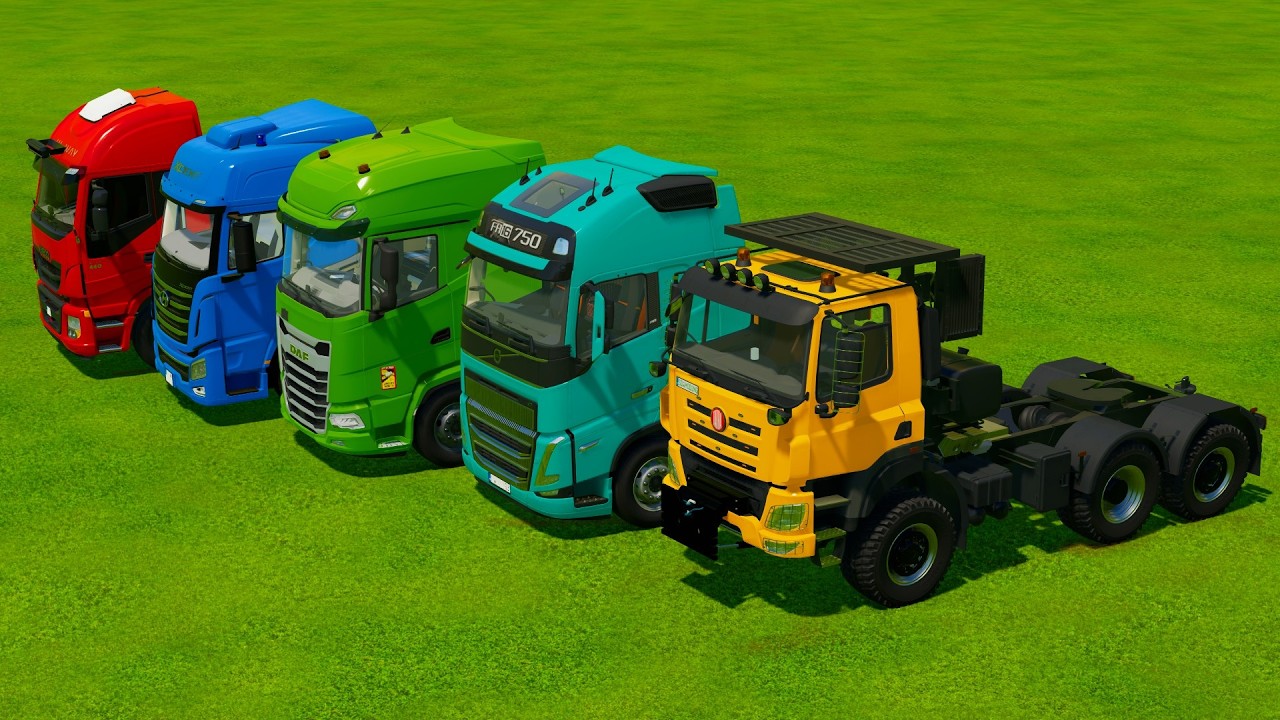 TRANSPORTING ALL TRAILERS WITH EURO TRUCKS! Farming Simulator 22 TEST DRIVE