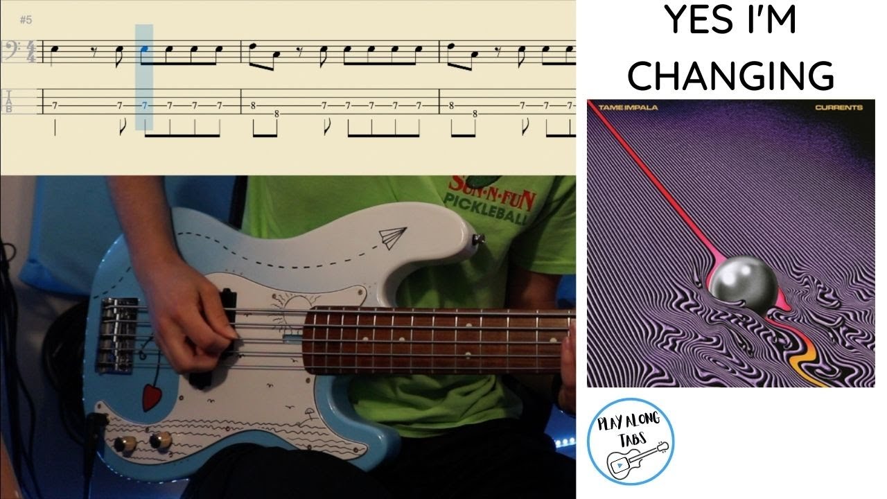 Tame Impala: Yes I'm Changing - Bass Cover with Bass Tab