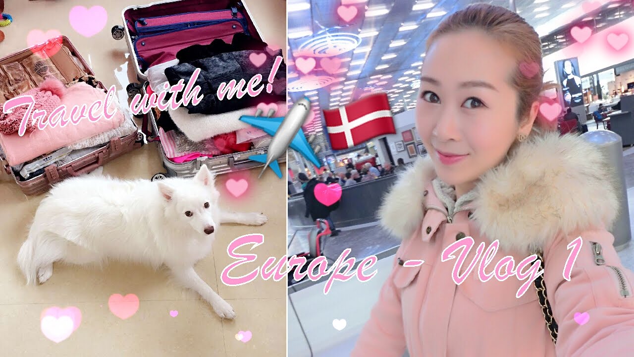 EUROPE 🇪🇺 VLOG 1 - TRAVEL WITH ME! - SHOPPING IN CDG PARIS AIRPORT & ARRIVING HOME IN DENMARK ♥