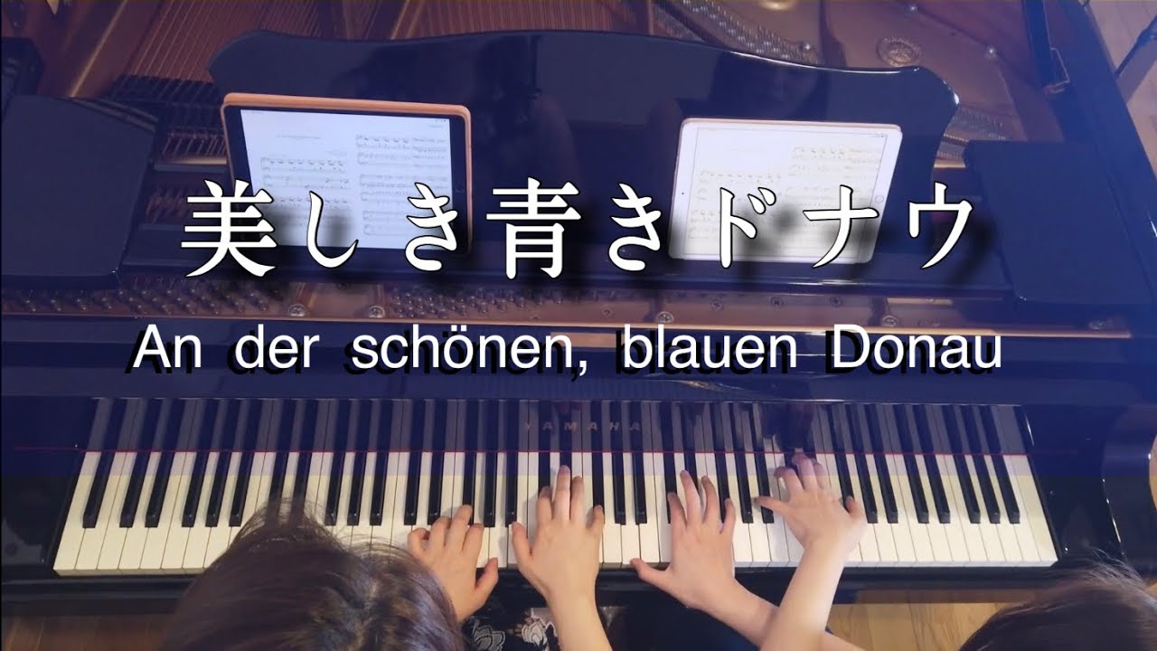 【イカゲーム挿入曲】美しき青きドナウ/An der schönen, blauen Donau 4hands piano ver.ピアノ連弾/오징어 게임/Squid Game