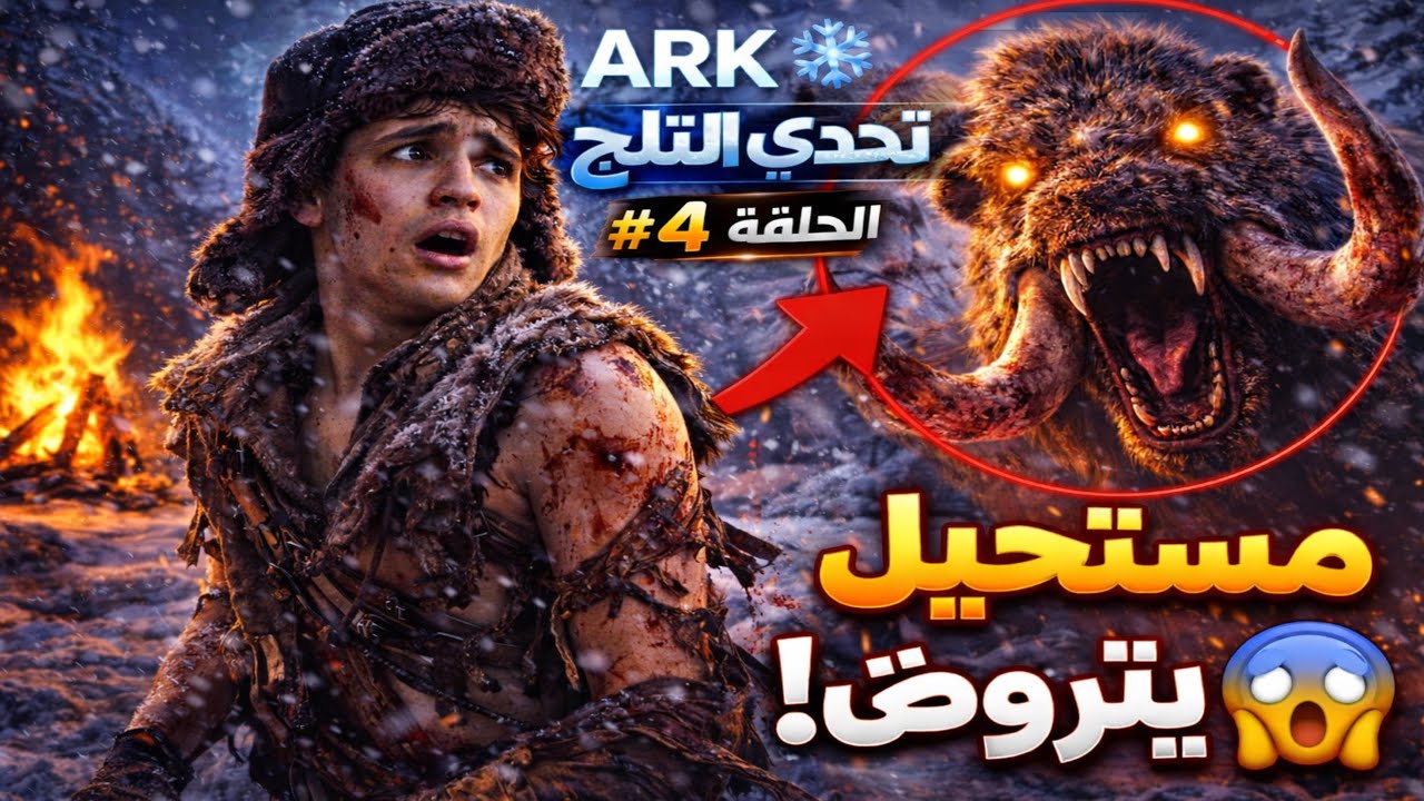 ARK ❄️ تحدي الثلج | الماموث… مستحيل يتروض! 🔥 | الحلقة #4