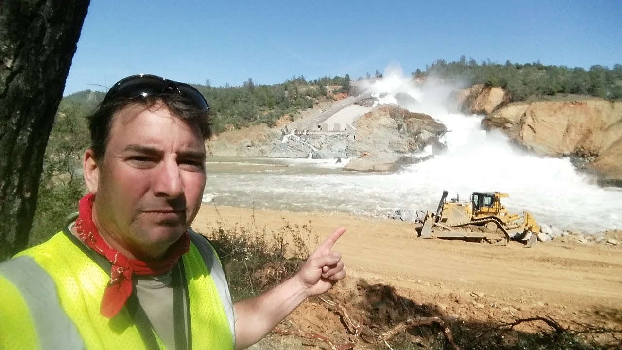 Oroville 17 March Spectacular Re-Opening of Main Spillway