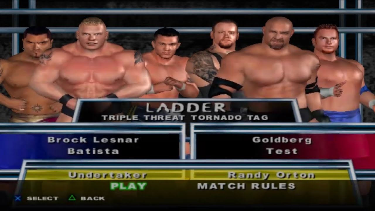 WWE SMACKDOWN PS2 GAMEPLAY #PS2 #wwe