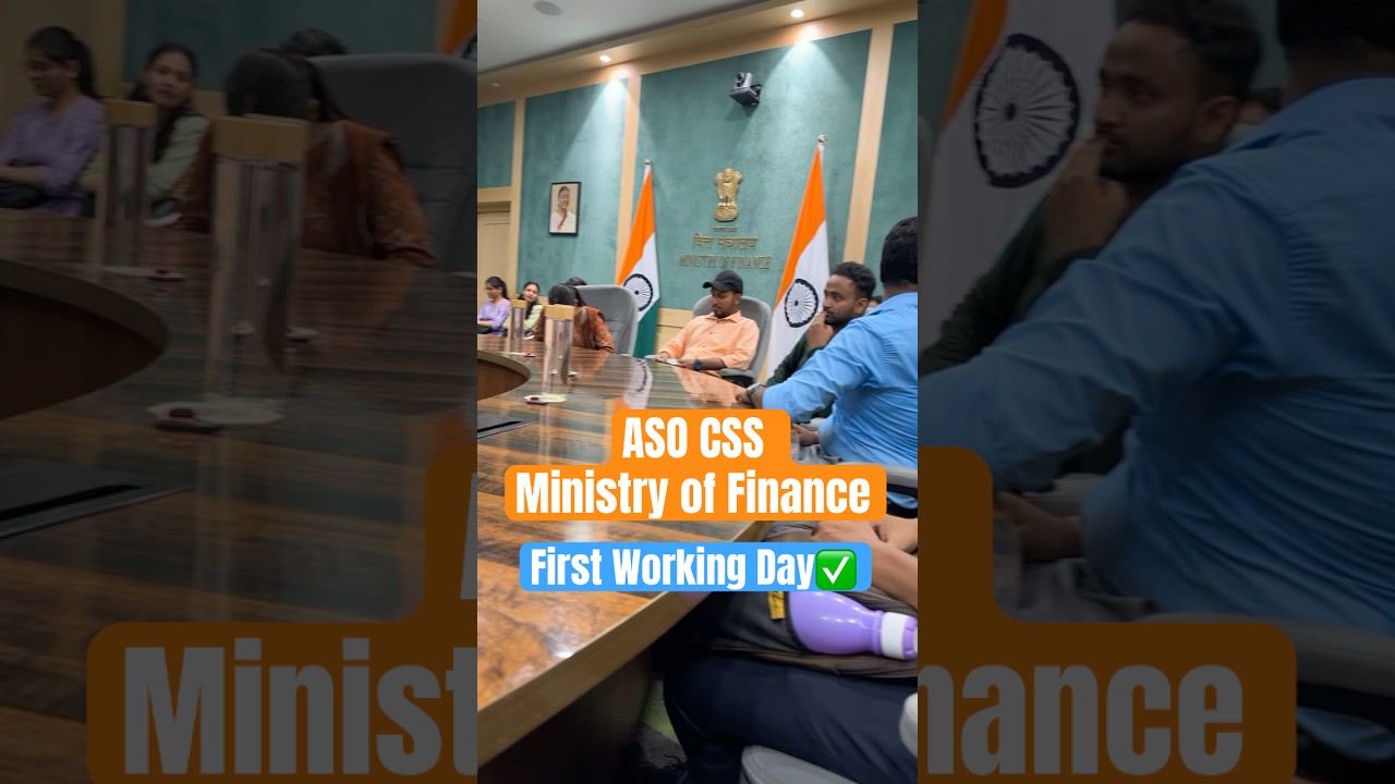 ASO CSS Joining✅ | ASO CSS First Working Day #ssc #ssccgl #shorts #viralshorts #motivation #aso