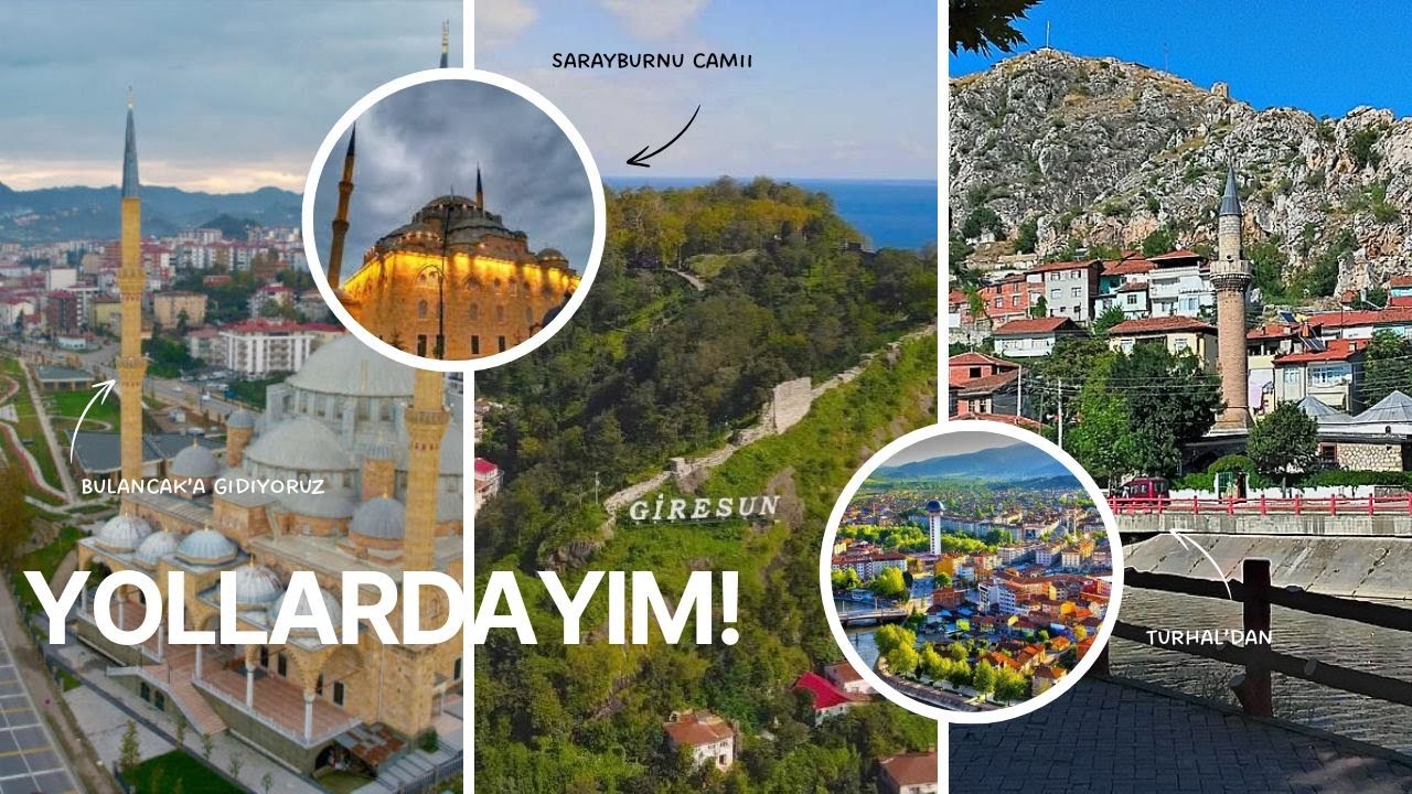 Tokat - Turhal'dan, Giresun - Bulancak'a yolculuk. Tüneller, tüneller! [Talha Yollarda 3]