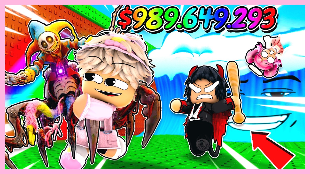 ACIL ANGEL DAN DEMON Kabur Dari Tsunami Untuk Mendapatkan Semua Karakter Poppy Playtime