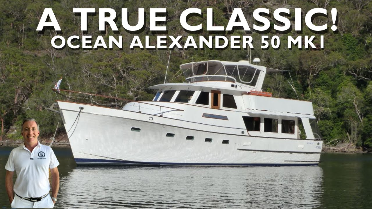 Классический тур на яхте Ocean Alexander 50 – MK1 1980 года: обзор и обзор | Мы любим кататься на...
