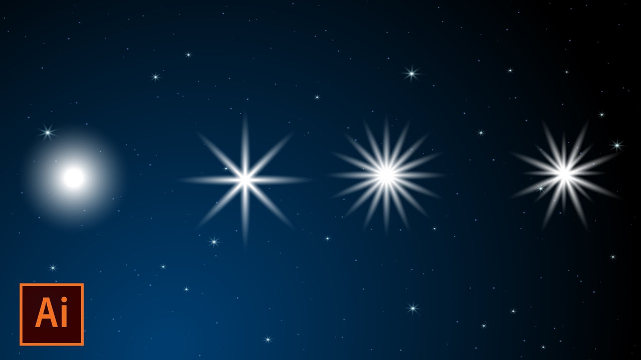 How to Draw a Sparkling Star in Adobe Illustrator