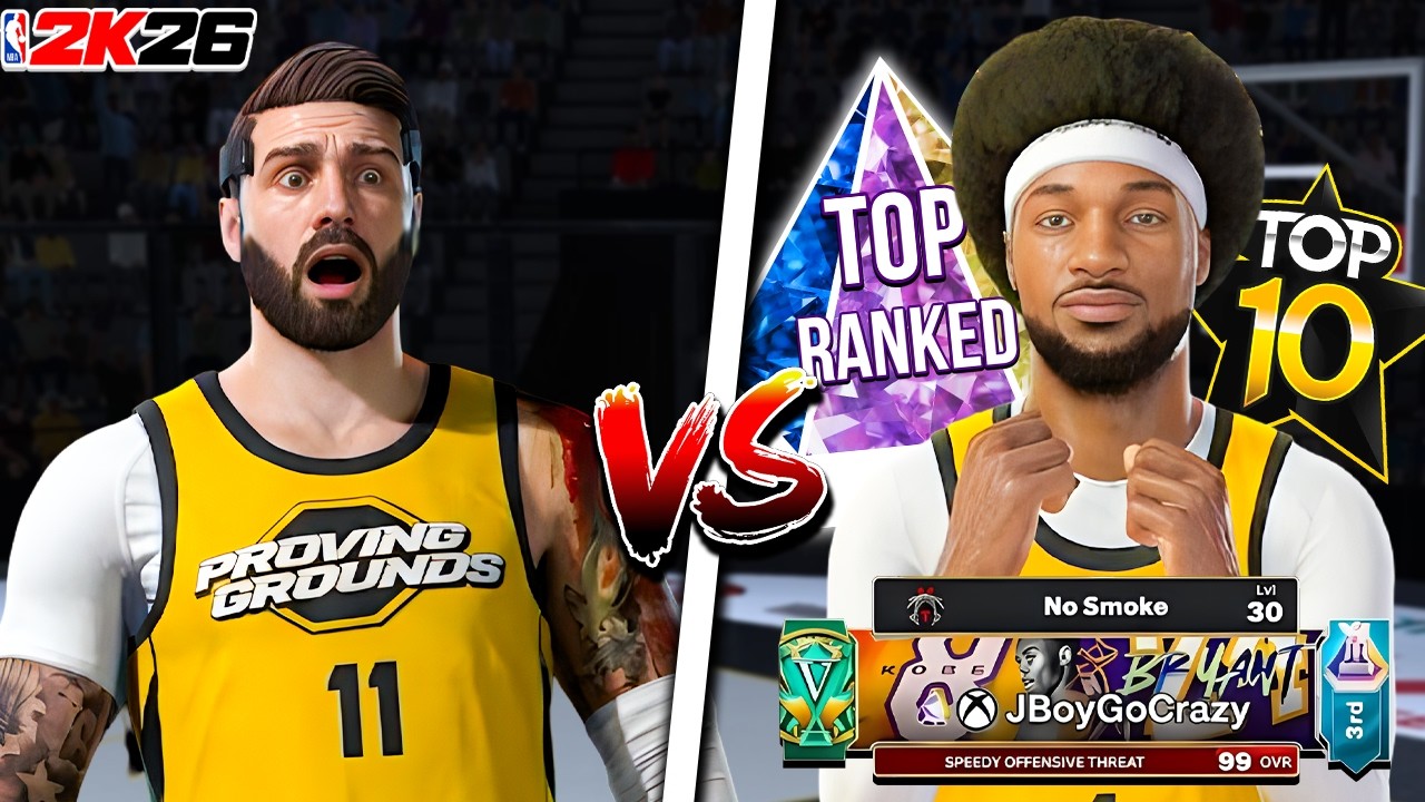 I played a TOP 10 REP Player on NBA 2K26 and WENT OFF!!!
