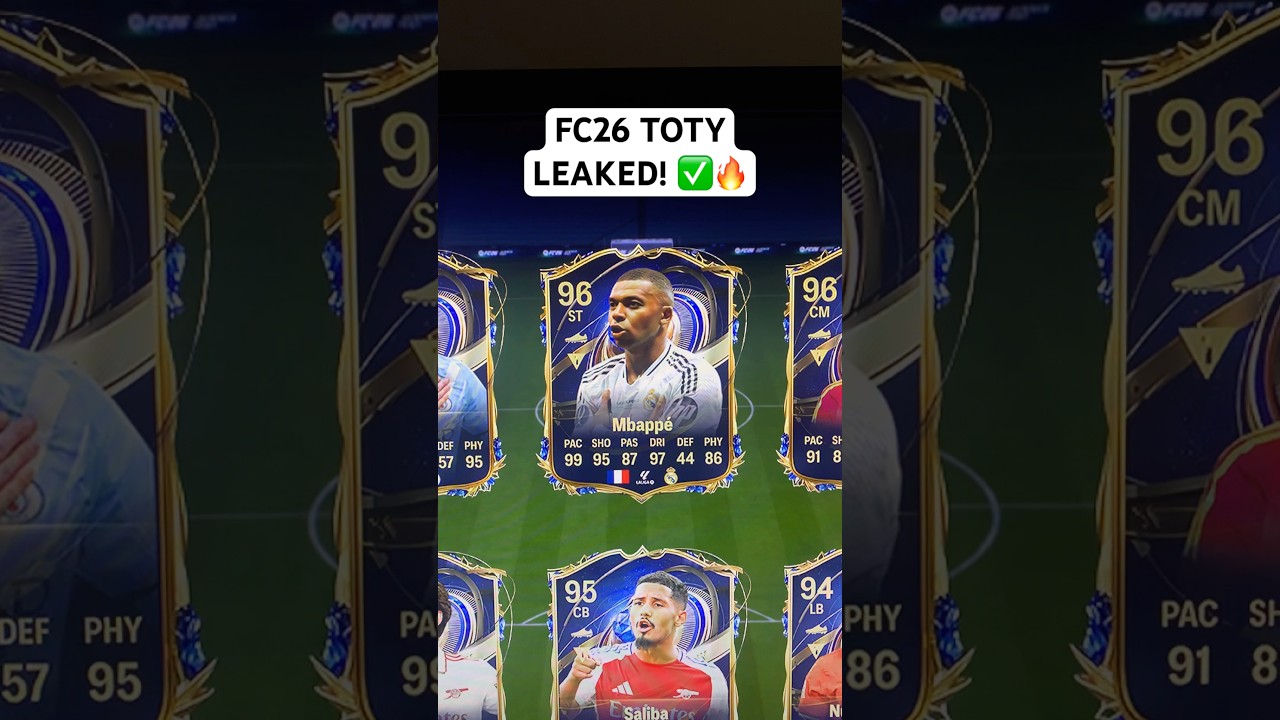Official FC 26 TOTY Leaked! 🔥