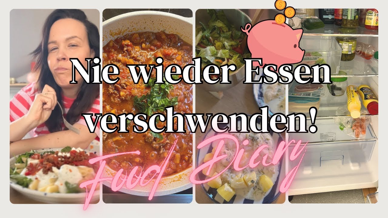 So verschwende ich kein Essen & spare 500€ im Monat 💰Food Diary