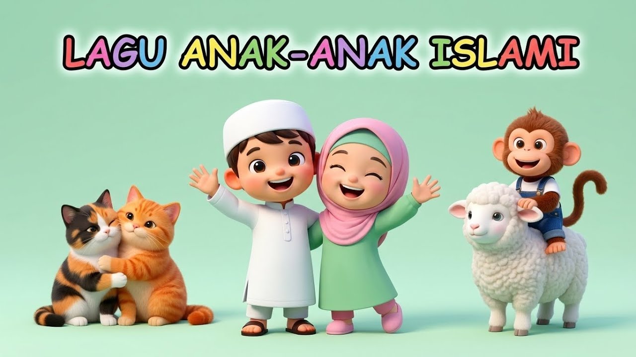 Lagu Anak Islami 25 menit - Hasbi Rabbi, Ya Rabbi bil Mustafa, Alifbata, Sholawat Busyro, dan lainya
