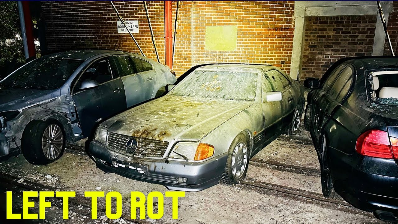 Found Abandoned Cars In A Derelict Yard