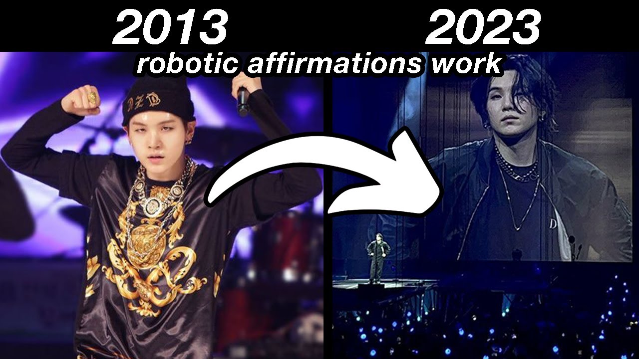How Suga used ROBOTIC AFFIRMATIONS for Success | Law of Assumption with BTS