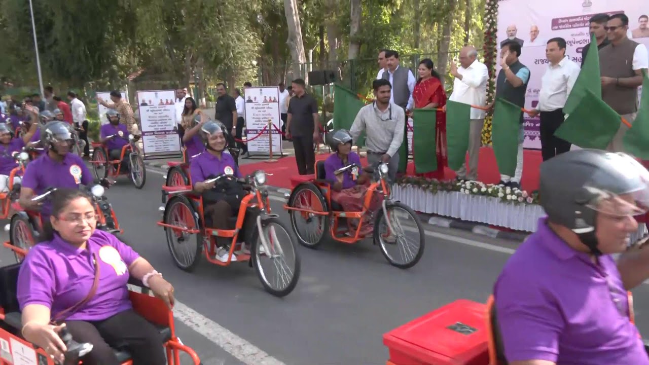 CM distributes motorized tricycle & joystick wheelchair to Divyang beneficiaries
