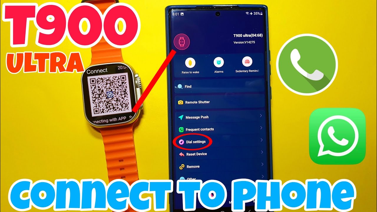 t900 ultra smartwatch connect to phone | T900 ultra smart watch ko phone se kaise Connect Kare