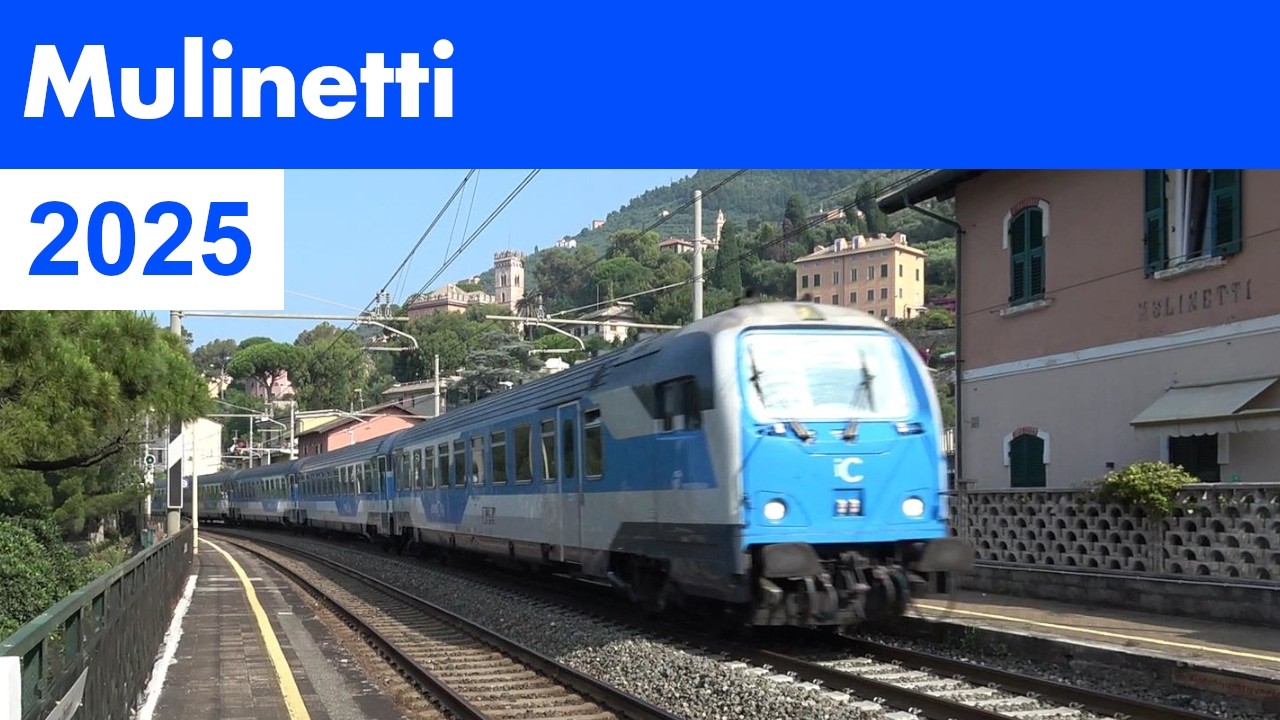 Treni alla Stazione di Mulinetti - Trenitalia Regionale InterCity, Frecciargento & Merci