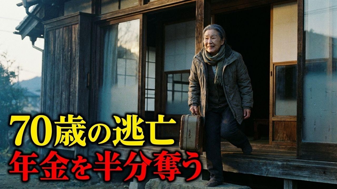48年尽くした70歳妻、夫の年金を半分奪い逃亡！衝撃の決断