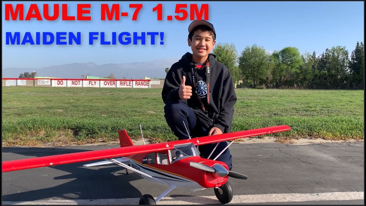 Maule M-7 1.5m BNF - Maiden Flight!